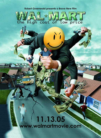Wal-Mart: The High Cost of Low Price 11 x 17 Movie Poster - Style B