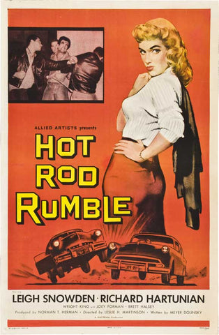 Hot Rod Rumble 11 x 17 Movie Poster - Style B