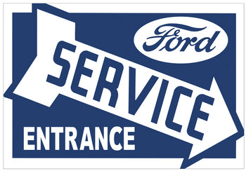 Ford FV-4R Ford Service Sign Right