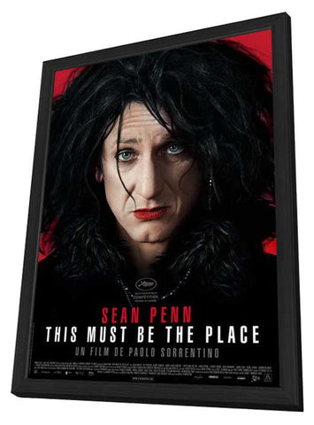 This Must Be the Place 11 x 17 Movie Poster - French Style A - in Deluxe Aluminum Frame