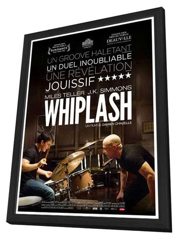 Whiplash 11 x 17 Movie Poster - French Style A - in Deluxe Aluminum Frame