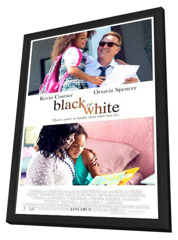 Black or White 11 x 17 Movie Poster - Style A - in Deluxe Aluminum Frame