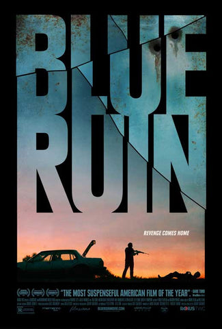 Blue Ruin 11 x 17 Movie Poster - Style B - in Deluxe Aluminum Frame