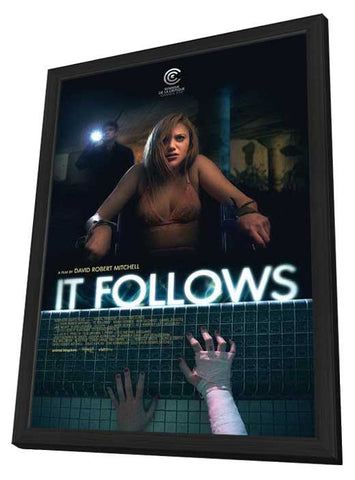 It Follows 11 x 17 Movie Poster - Style A - in Deluxe Aluminum Frame