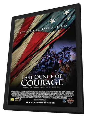 Last Ounce of Courage 11 x 17 Movie Poster - Style A - in Deluxe Aluminum Frame