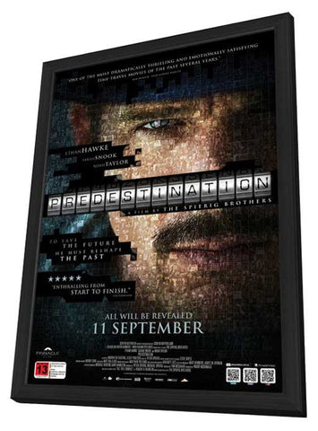 Predestination 11 x 17 Movie Poster - Australian Style A - in Deluxe Aluminum Frame