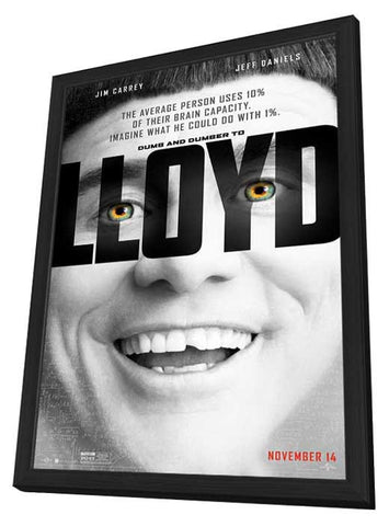 Dumb and Dumber To 11 x 17 Movie Poster - Style A - in Deluxe Aluminum Frame