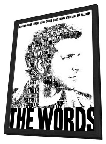 The Words 11 x 17 Movie Poster - Style A - in Deluxe Aluminum Frame