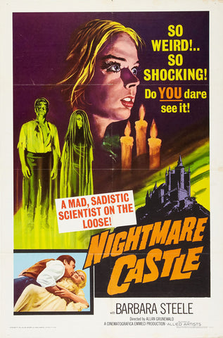Nightmare Castle 11 x 17 Movie Poster - Style A