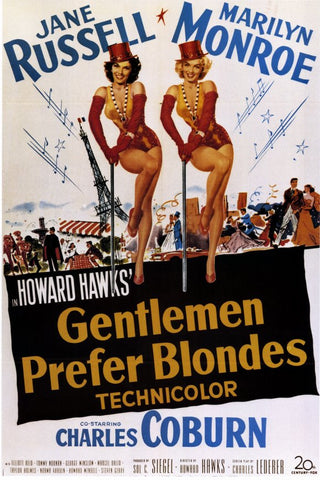 Gentlemen Prefer Blondes 11 x 17 Movie Poster - Style B
