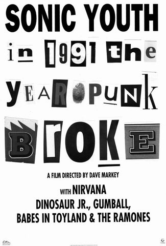 1991: The Year Punk Broke 11 x 17 Movie Poster - Style A