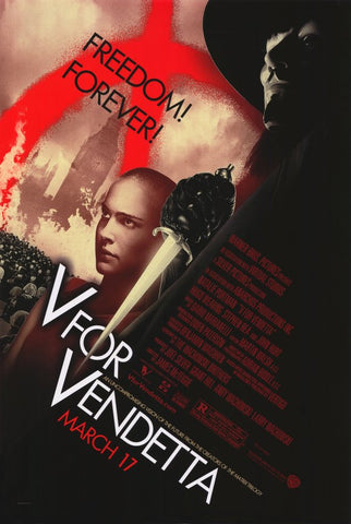 V for Vendetta 11 x 17 Movie Poster - Style B