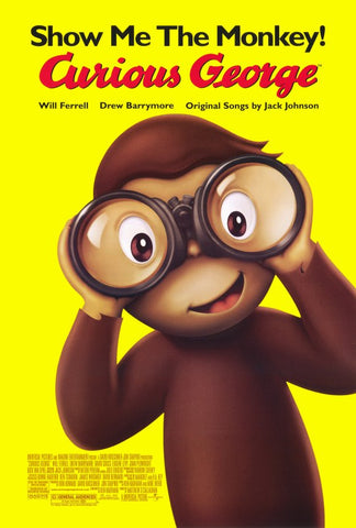 Curious George 11 x 17 Movie Poster - Style B