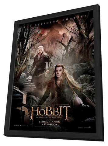 The Hobbit: The Battle of the Five Armies 11 x 17 Movie Poster - Style F - in Deluxe Aluminum Frame
