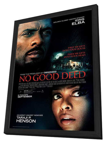 No Good Deed 11 x 17 Movie Poster - Style A - in Deluxe Aluminum Frame