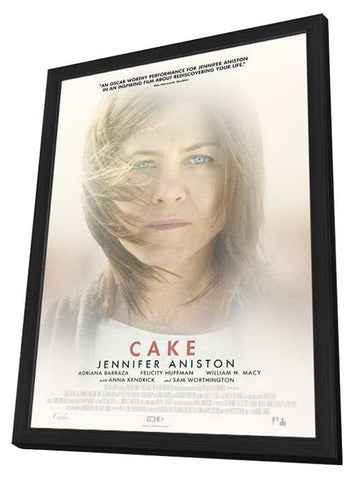 Cake 11 x 17 Movie Poster - Style A - in Deluxe Aluminum Frame