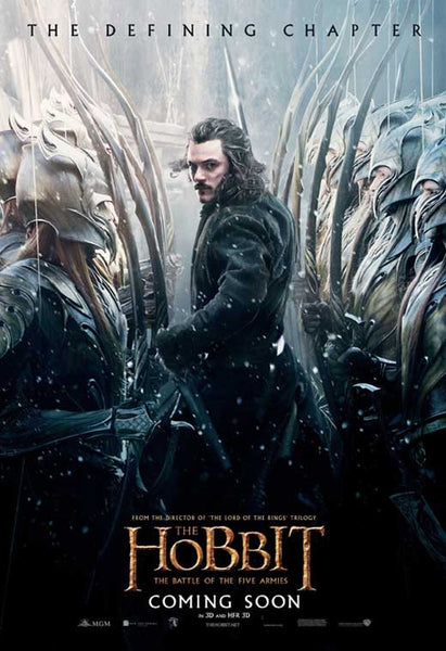 The Hobbit: The Battle of the Five Armies 27 x 40 Movie Poster - Style –  ArtFuzz.com