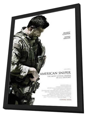 American Sniper 11 x 17 Movie Poster - Style C - in Deluxe Aluminum Frame