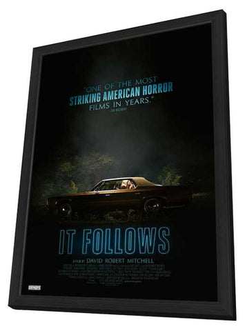 It Follows 11 x 17 Movie Poster - Canadian Style A - in Deluxe Aluminum Frame