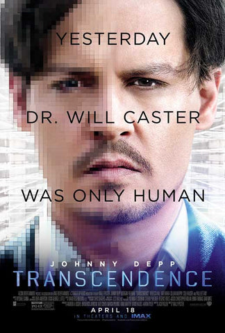 Transcendence 11 x 17 Movie Poster - Style B - in Deluxe Aluminum Frame