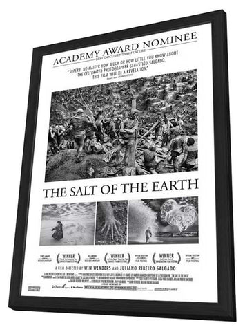The Salt of the Earth 11 x 17 Movie Poster - Canadian Style A - in Deluxe Aluminum Frame