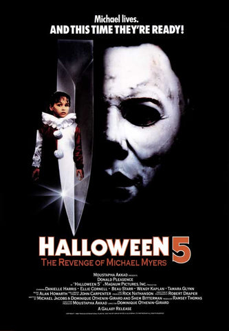 Halloween 5: The Revenge of Michael Myers 11 x 17 Movie Poster - Style B