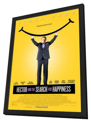 Hector and the Search for Happiness 11 x 17 Movie Poster - Style A - in Deluxe Aluminum Frame