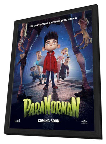 ParaNorman 11 x 17 Movie Poster - Style A - in Deluxe Aluminum Frame