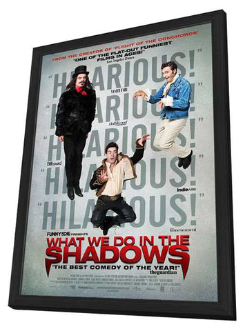 What We Do in the Shadows 11 x 17 Movie Poster - Style A - in Deluxe Aluminum Frame
