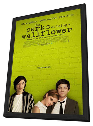 The Perks of Being a Wallflower 11 x 17 Movie Poster - Style A - in Deluxe Aluminum Frame