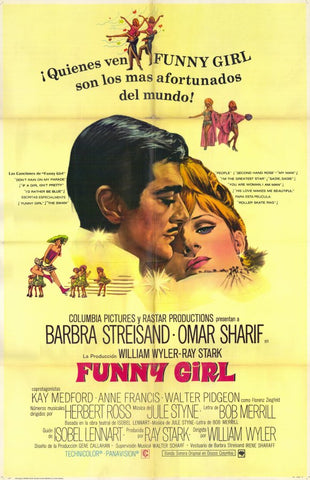 Funny Girl 11 x 17 Movie Poster - Spanish Style A
