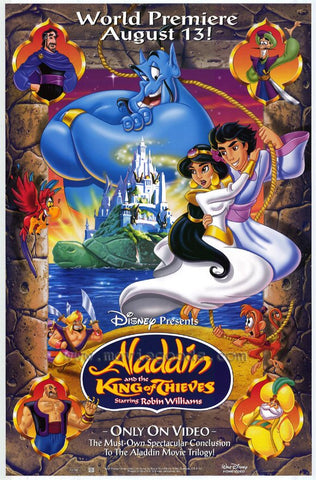 Aladdin and The King of Thieves 11 x 17 Movie Poster - Style A