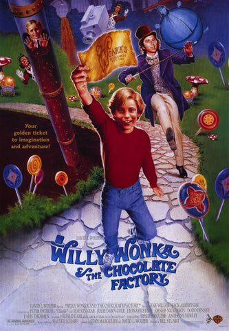 Willy Wonka and the Chocolate Factory 11 x 17 Movie Poster - Style B