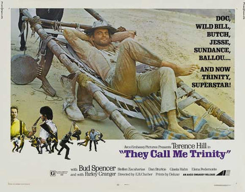 They Call Me Trinity 30 x 40 Movie Poster UK - Style A
