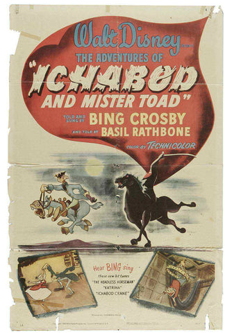 The Adventures of Ichabod and Mr. Toad 11 x 17 Movie Poster - Style A