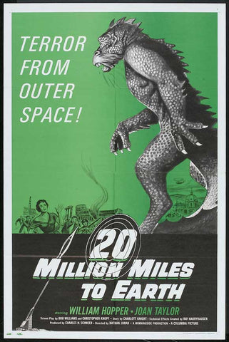 20 Million Miles to Earth 11 x 17 Movie Poster - Style E