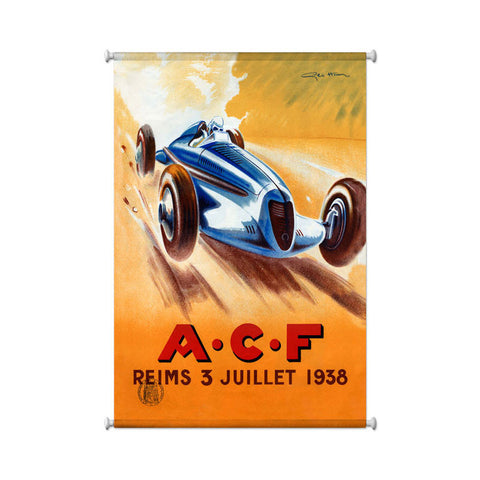 Reims Metal Sign Wall Decor 25 x 38