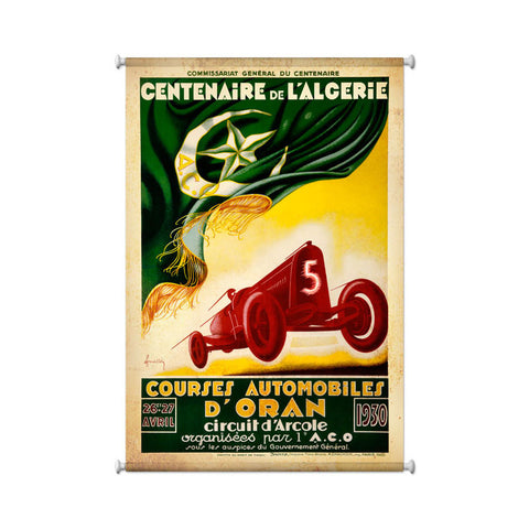 Algeria Grand Prix Metal Sign Wall Decor 25 x 38