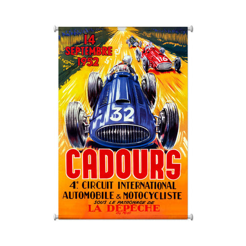 Cadours Circut Metal Sign Wall Decor 25 x 38