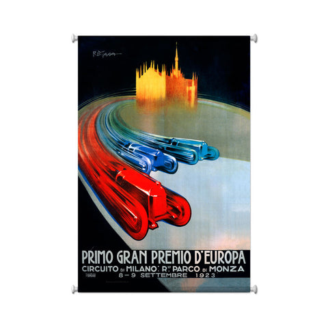Europe Grand Prix Metal Sign Wall Decor 25 x 38