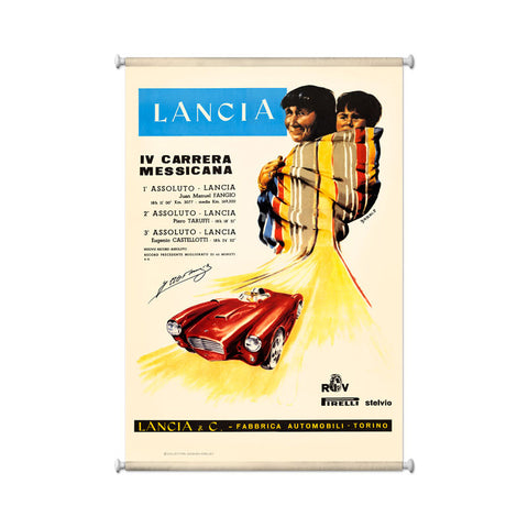 Lancia Metal Sign Wall Decor 25 x 36