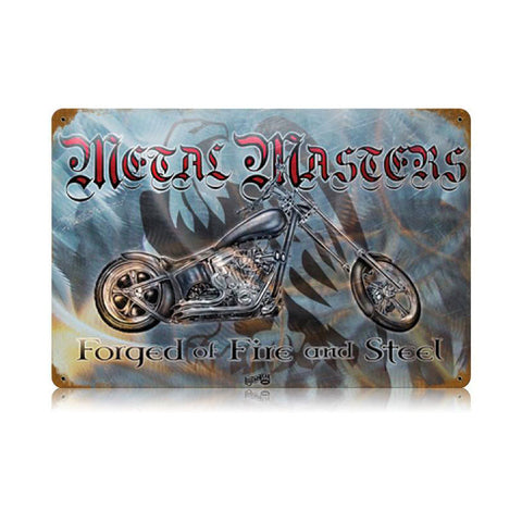 Metal Master Metal Sign Wall Decor 18 x 12