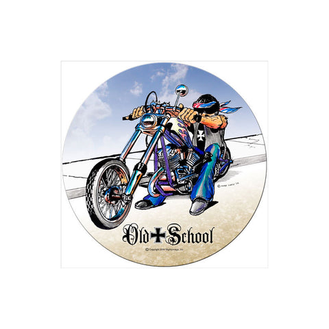 Old School Metal Sign Wall Decor 14 x 14