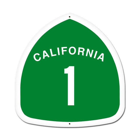 California Metal Sign Wall Decor 16 x 16