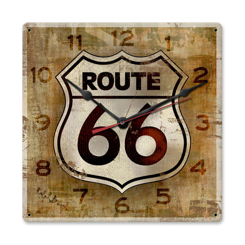 Route 66 Metal Sign Wall Decor 12 x 12
