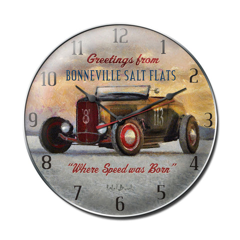 Bonneville Salt Flats Metal Sign Wall Decor 14 x 14
