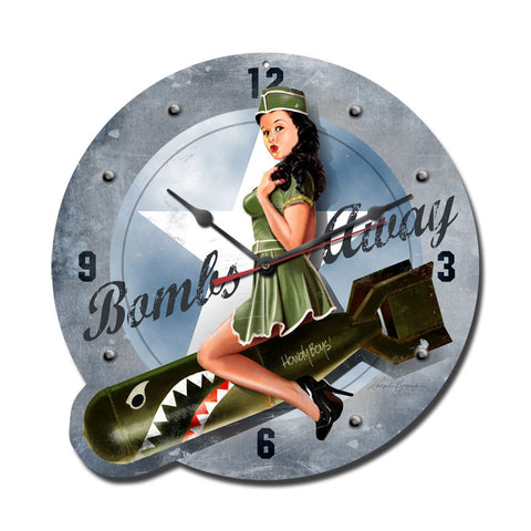 Bombs Away Metal Sign Wall Decor 14 x 14