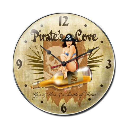 Pirates Cove Metal Sign Wall Decor 14 x 14