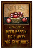 Vintage Apples Sign 8x14