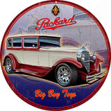 Vintage Packard Automobile Sign 14 Round